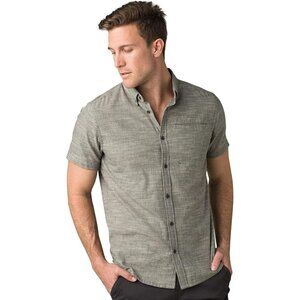 prAna Men's Agua Shirt - Charcoal